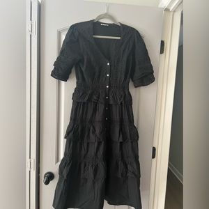 Love Shack Fancy midi dress.